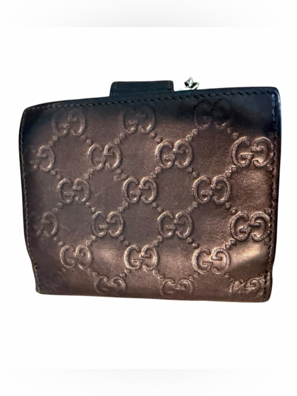 Gucci Black Embossed Wallet